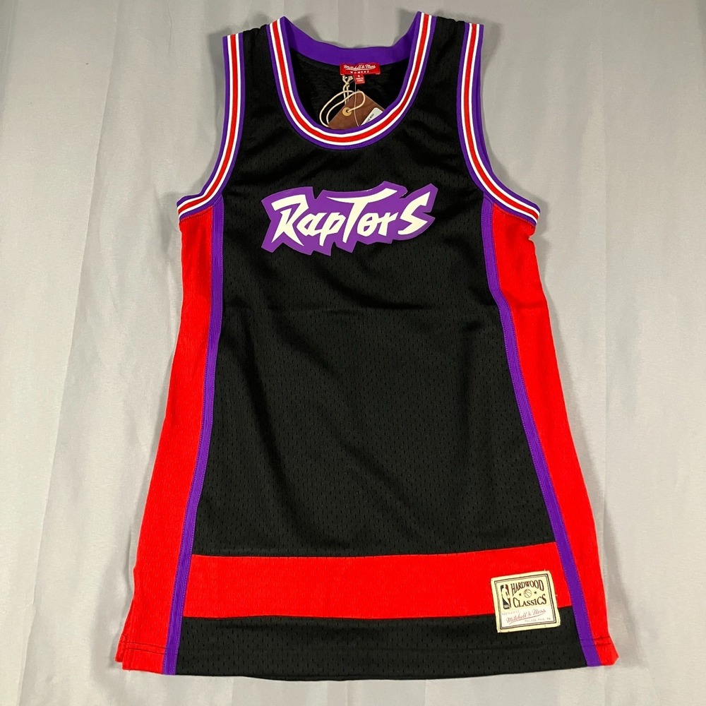 Mitchell &‎ Ness Women's Small Toronto Raptors Jersey Dress NBA NWT Purple